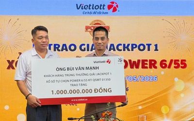 Ước mơ được trúng Vietlott để không đeo mặt nạ, người đàn ông tại TP.HCM công khai danh tính nhận giải Jackpot 1 xổ số tự chọn Power 6/55 hơn 83 tỷ đồng