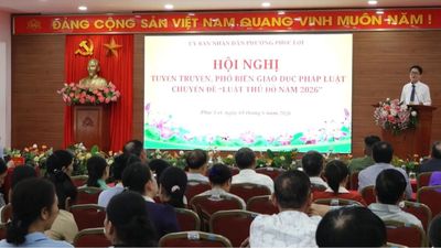 Phường Phúc Lợi tuyên truyền, phổ biến Luật Thủ đô năm 2026
