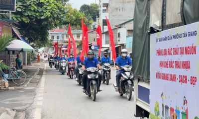 Phường Tân Giang ra quân hưởng ứng Ngày Môi trường thế giới 2026