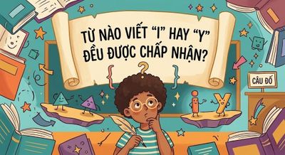 Từ nào viết 'i' hay 'y' đều được chấp nhận?