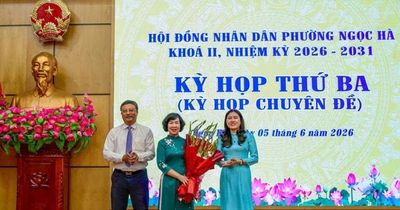 Đồng chí Đỗ Thị Duy Nhiên giữ chức Chủ tịch HĐND phường Ngọc Hà