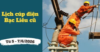 Lịch cúp điện Cà Mau (Bạc Liêu cũ) từ ngày 5 – 7/6/2026: Cúp điện từ sáng sớm hàng loạt khu dân cư