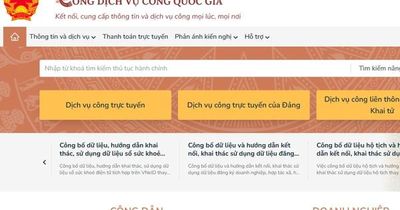 Cổng Dịch vụ công quốc gia hoạt động theo quy chế mới từ 20/7