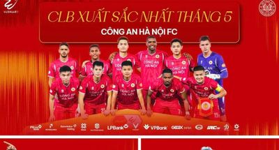 Công an Hà Nội FC thâu tóm danh hiệu tháng tại V-League 2025/26