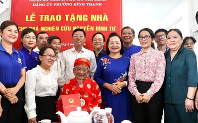 TP.HCM tặng nhà mới đến nhà nghiên cứu Nguyễn Đình Tư