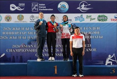 Diệp Thị Hương giành 3 HCV tại giải canoeing trẻ châu Á 2026