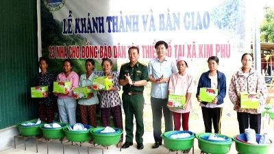 Quảng Trị khánh thành 23 ngôi nhà cho đồng bào Chứt ở xã Kim Phú