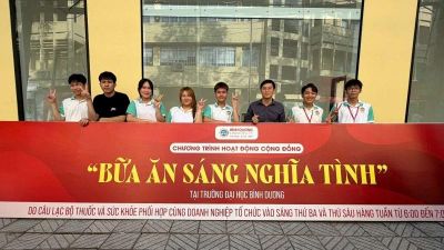 'Bữa ăn nghĩa tình', lan tỏa yêu thương trong giảng đường đại học