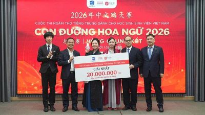 Hai thí sinh từ Thủ đô vô địch Cuộc thi 'Con đường Hoa ngữ' năm 2026
