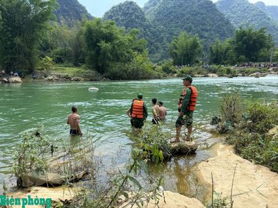 Kịp thời phối hợp tìm kiếm nạn nhân gặp nạn trên sông Quây Sơn