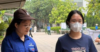 Chiếc điện thoại đặc biệt được hoạt động trong khu vực thi tốt nghiệp