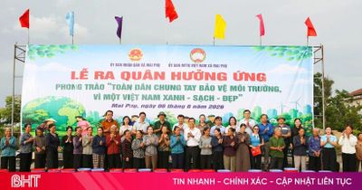 Các địa phương Hà Tĩnh đồng loạt ra quân làm xanh - sạch - đẹp môi trường