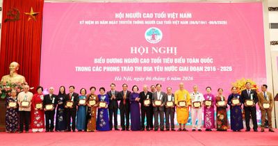 Biểu dương 169 điển hình người cao tuổi tiêu biểu toàn quốc