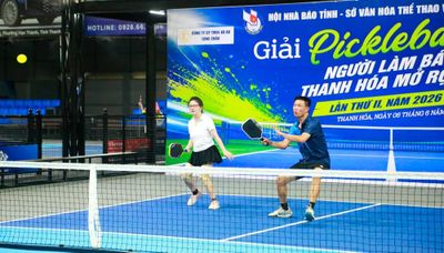 Hơn 100 VĐV tranh tài tại Giải Pickleball chào mừng kỷ niệm 101 năm Ngày Báo chí Cách mạng Việt Nam