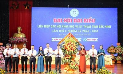 Tiến sĩ Ngô Chí Vinh tái cử chức Chủ tịch Liên hiệp các hội Khoa học và Kỹ thuật tỉnh Bắc Ninh nhiệm kỳ 2026 - 2031
