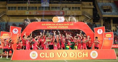 V-League 2025/26: CAHN lên ngôi và bước chuyển mình chuyên nghiệp của bóng đá Việt Nam