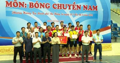 Phường Bàn Thạch vô địch Giải bóng chuyền nam thành phố Đà Nẵng