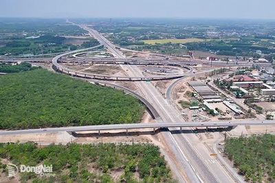 Dự kiến 18h chiều nay 6-6 đưa vào khai thác toàn bộ nút giao Long Thành