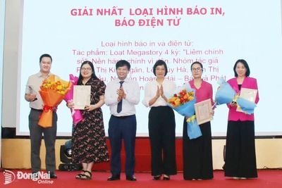 Báo và Phát thanh, Truyền hình Đồng Nai đoạt 4 Giải báo chí khu vực Nam Bộ lần I-2026