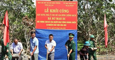 Khởi công xây dựng nhà ở cho gia đình chính sách xã Ia Púch