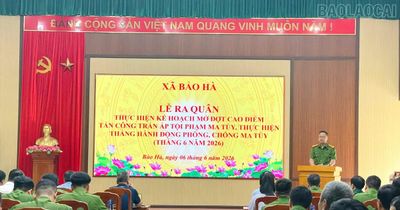 Xã Bảo Hà ra quân cao điểm tấn công, trấn áp tội phạm về ma túy