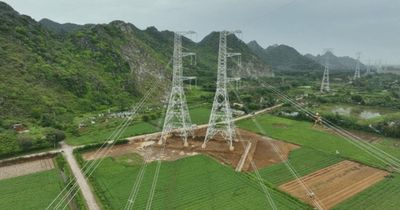 Đường dây 500kV mạch 3 Quảng Trạch - Phố Nối hoàn thành sau 6 tháng thi công