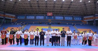 Gần 900 vận động viên tham dự Giải cúp liên đoàn Taekwondo tỉnh Phú Thọ mở rộng