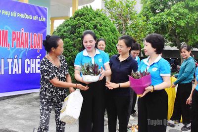 Phát động phong trào 'Phụ nữ Tuyên Quang chung tay xử lý rác thải và chống rác thải nhựa' năm 2026