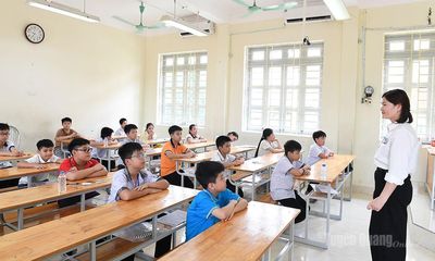 Trên 990 thí sinh làm bài kiểm tra năng lực vào lớp 6 Trường THCS Lê Quý Đôn và Trường THCS Phan Thiết