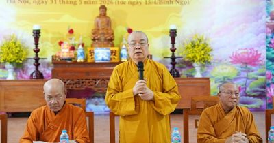 Ban Chỉ đạo Trung ương Đại hội họp với đại diện 7 Ban Trị sự Phật giáo tỉnh thành khu vực phía Bắc