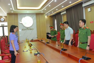 Bắt giam Phó chủ tịch xã và Giám đốc doanh nghiệp thi công lan can đá bờ kè sông Hồng kém chất lượng