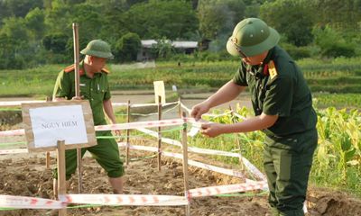 Khẩn trương khoanh vùng, bảo đảm an toàn khu vực hố sụt tại xã Trường Hà