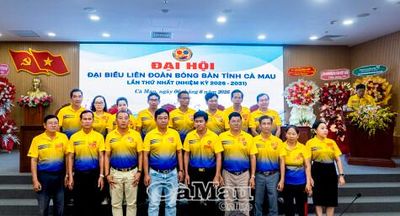 Cà Mau thành lập Liên đoàn Bóng bàn tỉnh, nhiệm kỳ 2026-2031