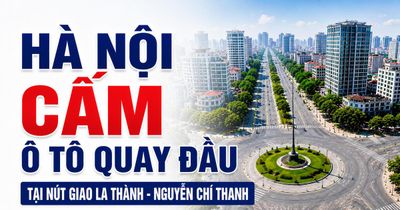 Những thay đổi giao thông tại nút La Thành - Nguyễn Chí Thanh từ 7/6