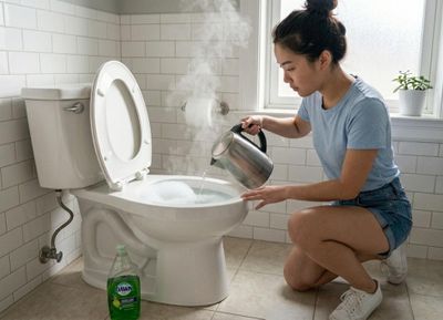 Mẹo thông tắc bồn cầu nhanh bất ngờ