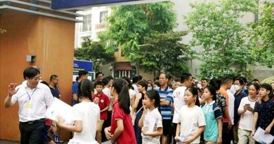 Hơn 1.500 thí sinh dự kiểm tra năng lực vào lớp 6 Trường THCS chất lượng cao Chu Văn An