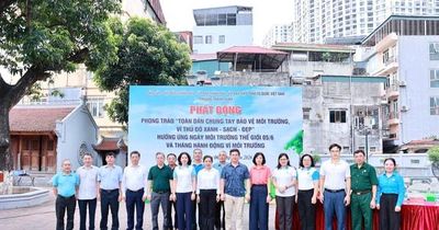 Phường Thanh Xuân phát động phong trào chung tay bảo vệ môi trường