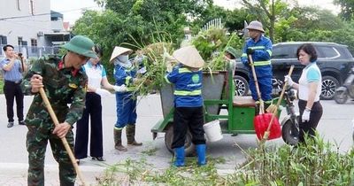 Xã Ứng Hòa ra quân hưởng ứng Ngày Môi trường thế giới