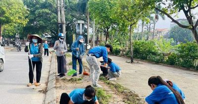 Phường Tây Tựu ra quân hưởng ứng phong trào 'Toàn dân chung tay bảo vệ môi trường'