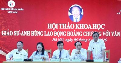 Giáo sư – Anh hùng Lao động Hoàng Chương: Tấm gương tận hiến phát triển văn hóa dân tộc