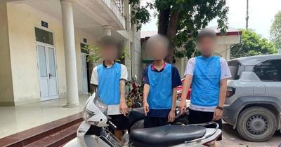Công an xã An Khánh bắt giữ nhóm đối tượng tuổi teen cướp tài sản giữa đêm