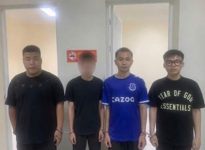 Chơi bi-a ăn tiền tại chung cư, 4 đối tượng bị bắt giữ