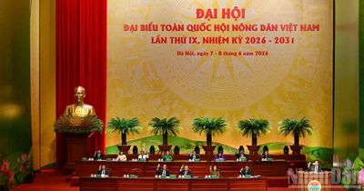 [Ảnh] Khai mạc phiên thứ nhất Đại hội đại biểu toàn quốc Hội Nông dân Việt Nam lần thứ IX