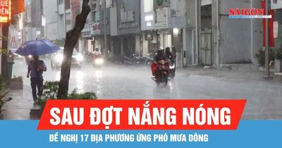 Đề nghị 17 địa phương ứng phó mưa dông sau đợt nắng nóng