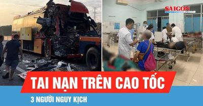 Tai nạn xe khách trên cao tốc Phan Thiết - Dầu Giây, 3 người nguy kịch