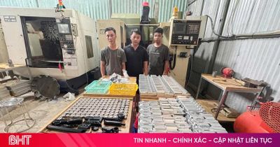 Công an Hà Tĩnh triệt xóa 2 cơ sở sản xuất vũ khí quân dụng trái phép quy mô lớn