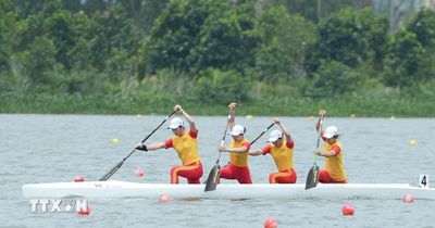 Tay chèo Diệp Thị Hương giành 3 HCV tại Giải vô địch trẻ và U23 canoeing châu Á