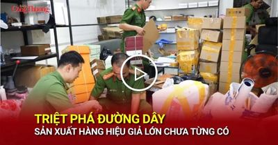 Cần Thơ: Triệt phá đường dây sản xuất hàng hiệu giả lớn chưa từng có