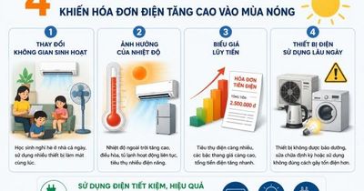 Tìm nguyên nhân khiến hóa đơn điện mùa nóng tăng cao