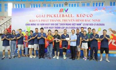 Báo và Phát thanh, Truyền hình Bắc Ninh: Sôi nổi giải thể thao chào mừng Ngày báo chí cách mạng Việt Nam